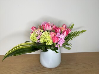 Blush Blooms from Metropolitan Plant & Flower Exchange, local NJ florist