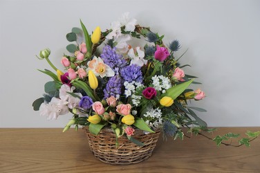 Spring Basket from Metropolitan Plant & Flower Exchange, local NJ florist