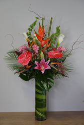 Tropical Blooms from Metropolitan Plant & Flower Exchange, local NJ florist