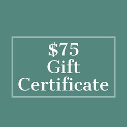 $75 Gift Certificate from Metropolitan Plant & Flower Exchange, local NJ florist