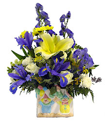 Welcome Baby Boy  from Metropolitan Plant & Flower Exchange, local NJ florist