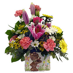 Welcome Baby Girl from Metropolitan Plant & Flower Exchange, local NJ florist