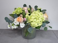 Peach & Petals from Metropolitan Plant & Flower Exchange, local NJ florist
