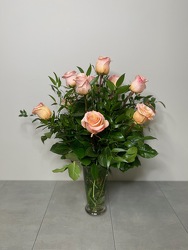 Valentine's Peach Perfection from Metropolitan Plant & Flower Exchange, local NJ florist