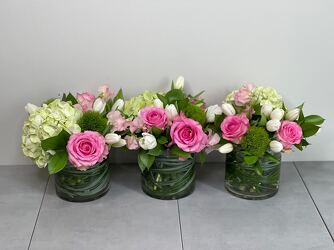 Pink Trio from Metropolitan Plant & Flower Exchange, local NJ florist