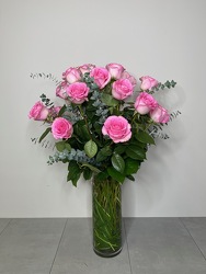 Valentine's Pretty in Pink from Metropolitan Plant & Flower Exchange, local NJ florist