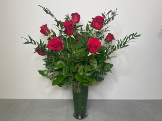 One Dozen Roses from Metropolitan Plant & Flower Exchange, local NJ florist