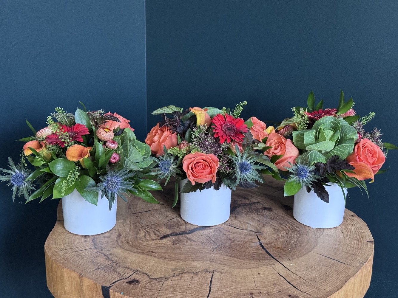 Harvest Trio from Metropolitan Plant & Flower Exchange, local NJ florist