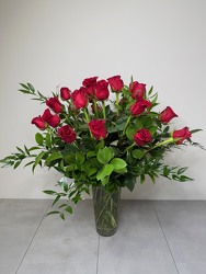 Two Dozen Roses from Metropolitan Plant & Flower Exchange, local NJ florist